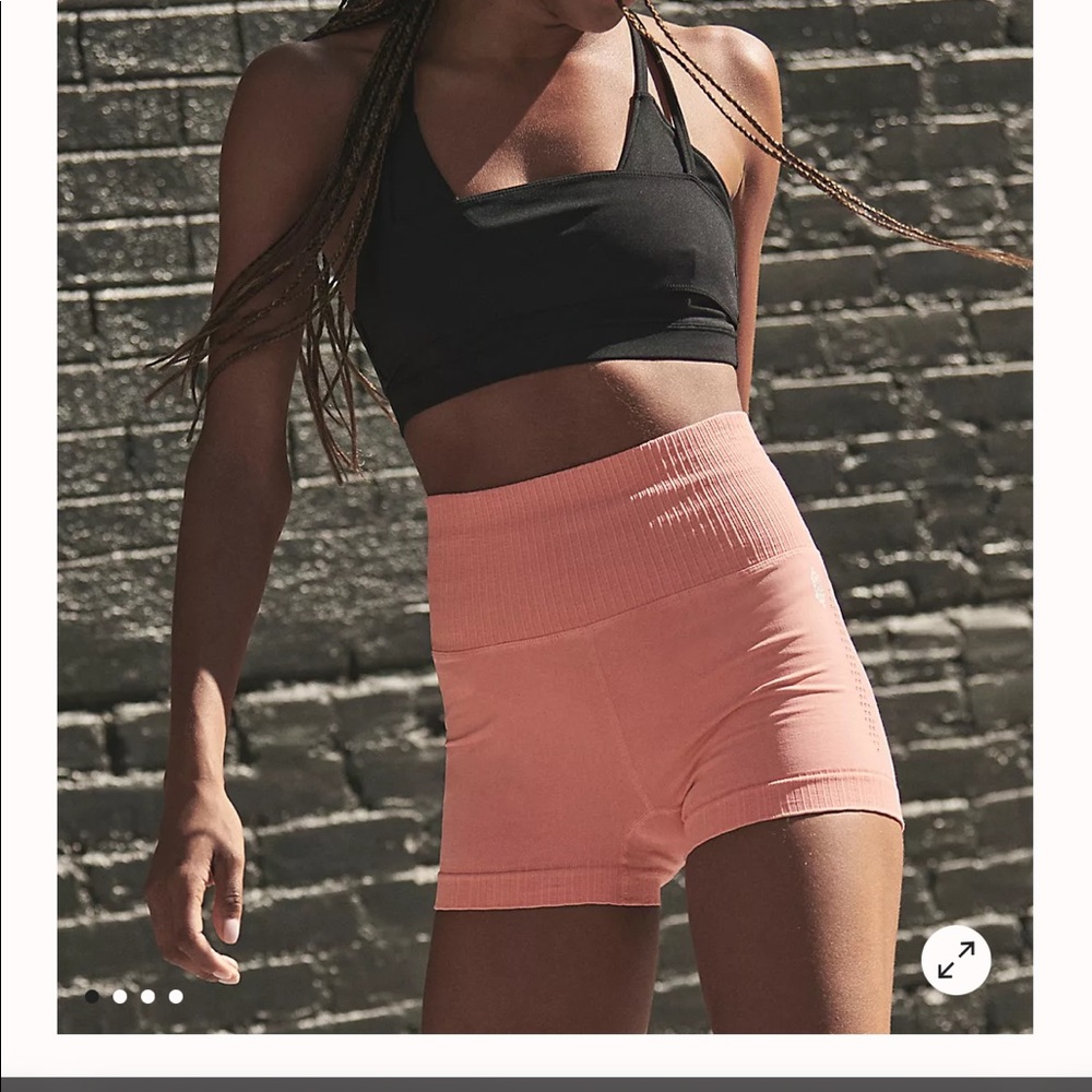 Free People Movement Good Karma Running Shorts in Coral Reef XS/S
